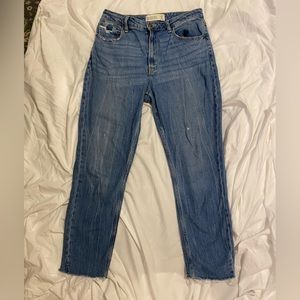 Abercrombie and Fitch curve Love mom jeans.